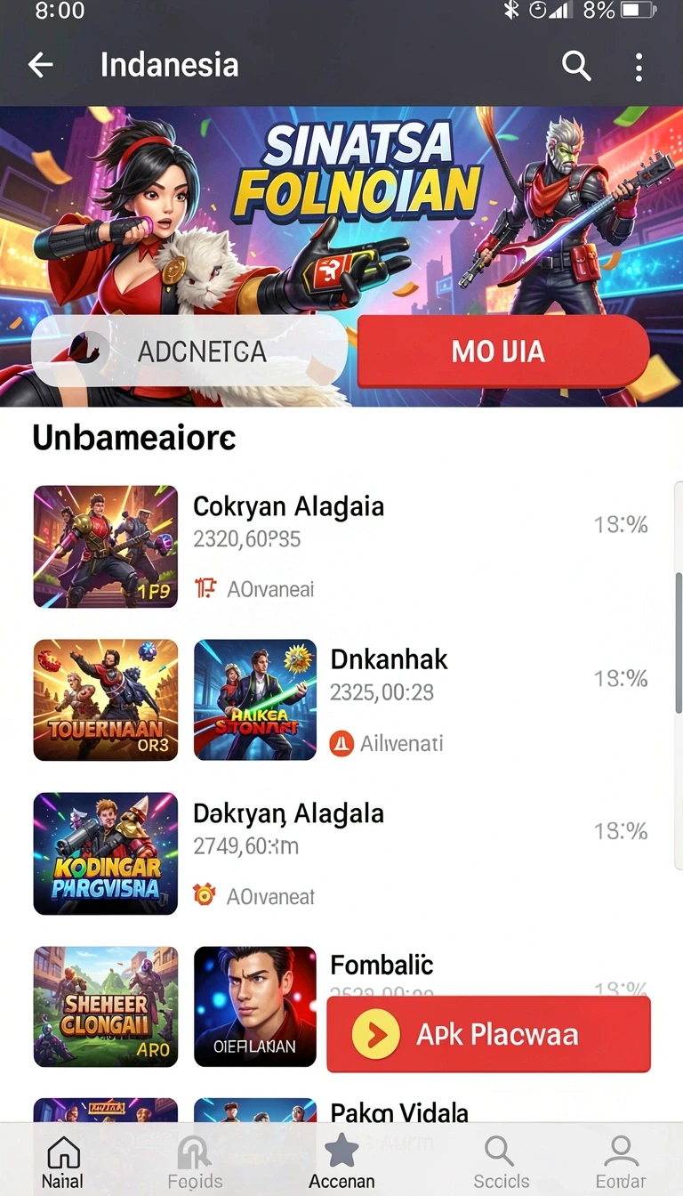 Tampilan utama aplikasi Review Aplikasi 828bet Versi Terbaru yang intuitif dan efisien.
