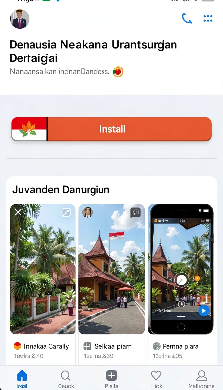 Tampilan utama aplikasi Review Aplikasi hajar777 yang intuitif dan efisien.